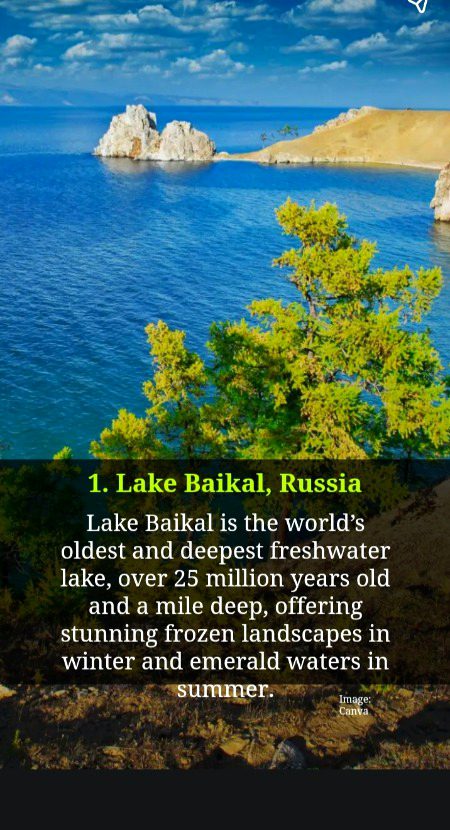 About Baikal lake