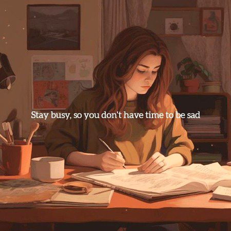 Stay busy