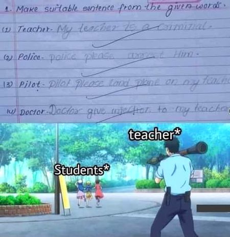 Mene bhi aik dafa team ki class ki mojoodgi main aisa kuch likh diya tha ulta sedha😞