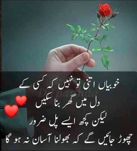 ِاِک افسانہ رہ جائے گا ایک نشانی رہ جائے گی
ہم لوگ چلے جائے اِک کہانی رہ جائے گی
😔😕🥀🥀