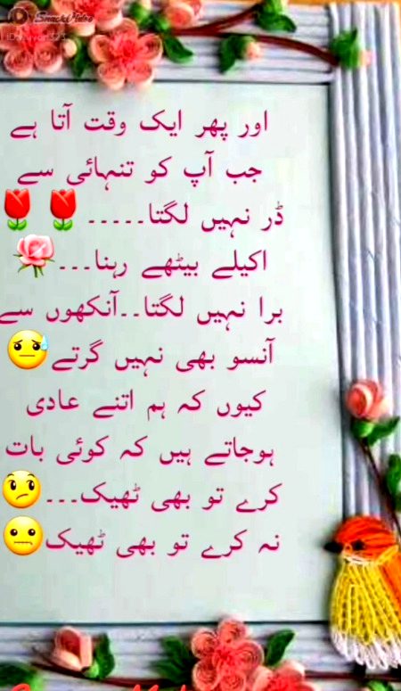 Insan jb zndgi k imthano se gzr kr pthar ho jta h . .tu .. koi dil dukha bhi de tu bura nh lgta