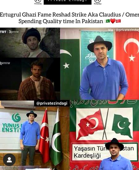 Do you know? Ertuğrul fame claudius/omer is spending quality time in pakistan