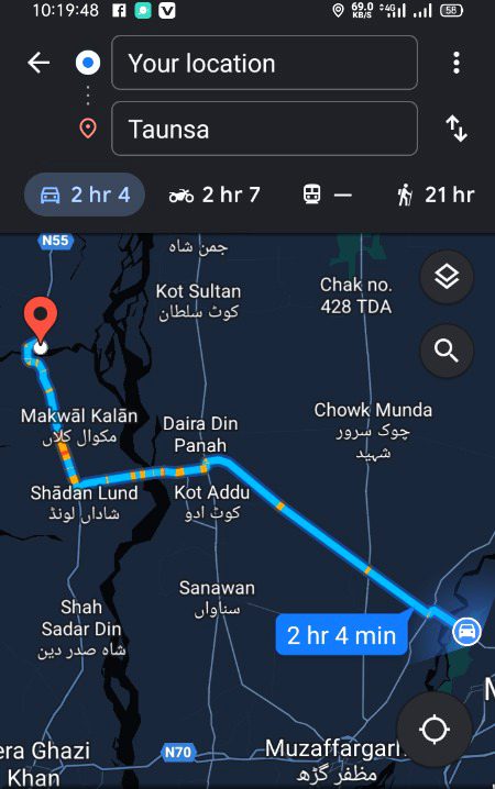 Going to tonsa.with aqeel khan