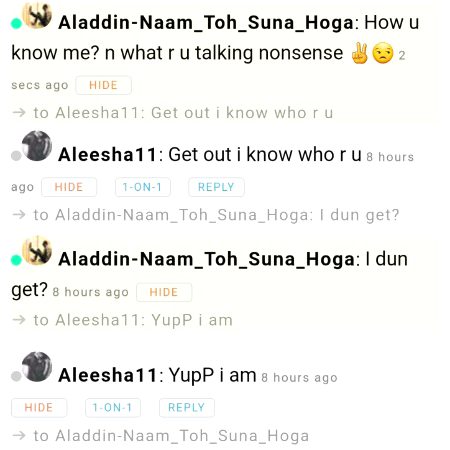 ѕнαнzαιв, Which girl is this I don't even know her n she suddenly texted me in the group(Mehfil) n she was saying wrong things to me..