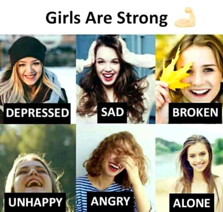 Girls are strong💪💪💪