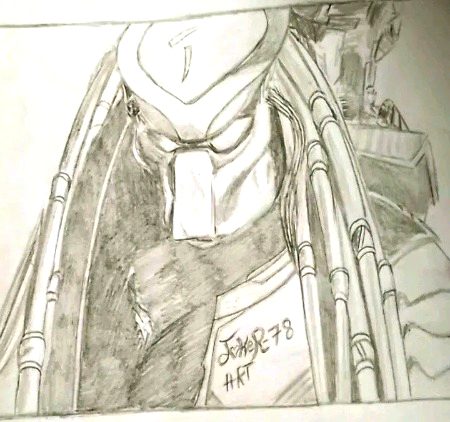 Ohhwe my god this the amazing art work . Yess. I'm like this predator  it's hunter . 🎭🎭Art by joker_78