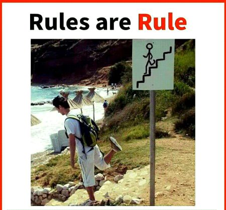 Rules are rules 😜😜😜