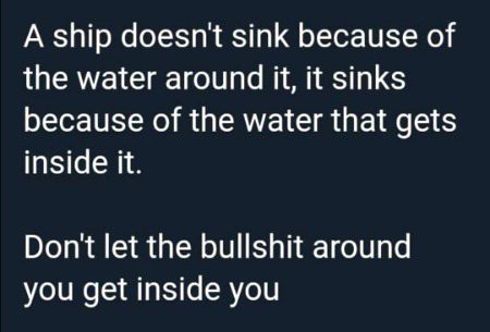 Just don't let