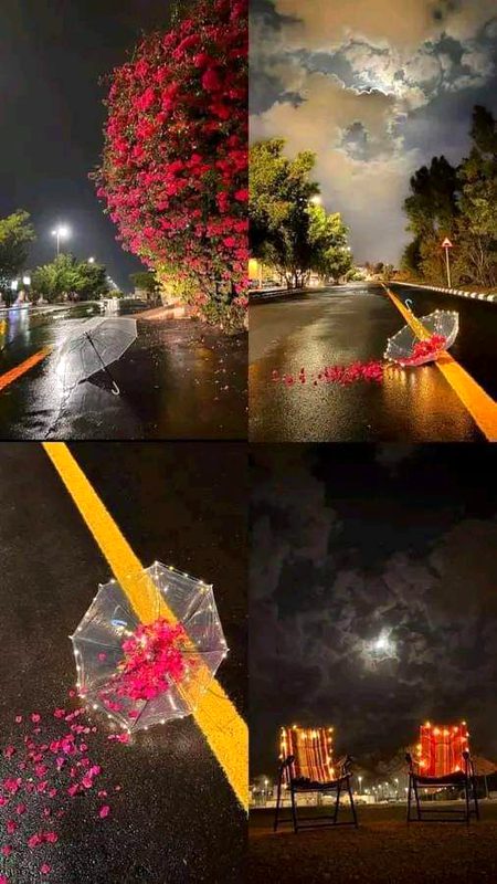 بارش میں کھڑے ہو کر رم جھم کے بہانے سے
آج اپنے مقـــدر پہ دل کھـــــول کے روئے۔🙂
🌧️🌧️