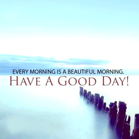 Good morning