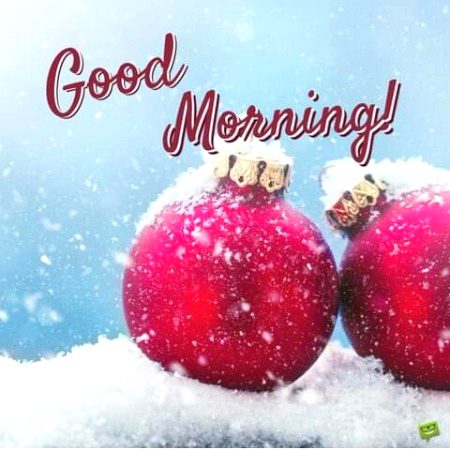 Good morning