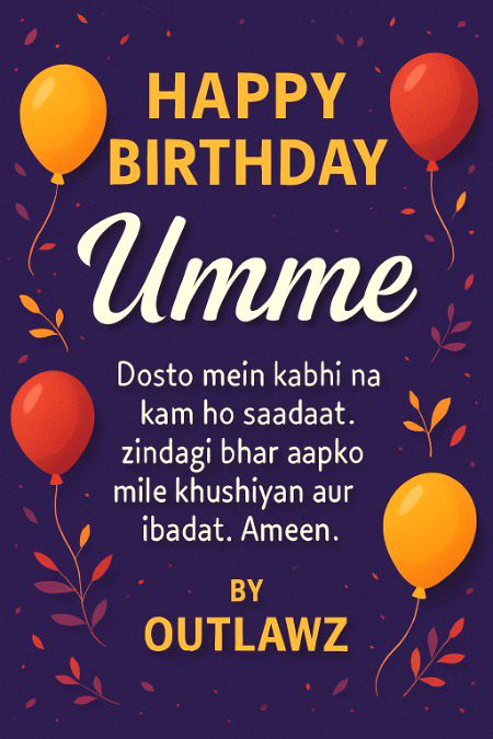 Happy birthday