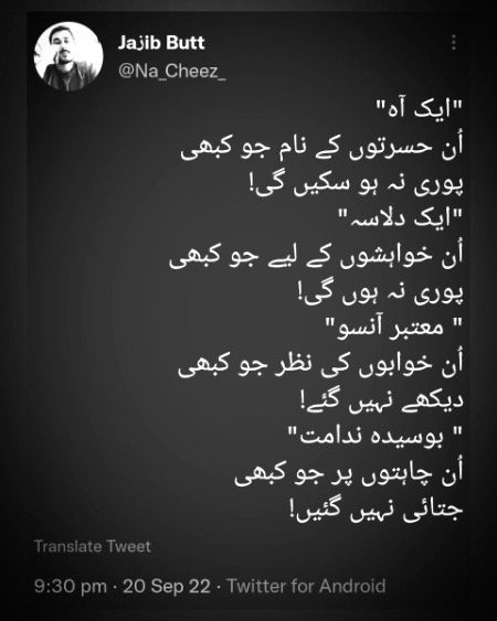 Sad Poetry image