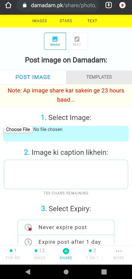 Social media post