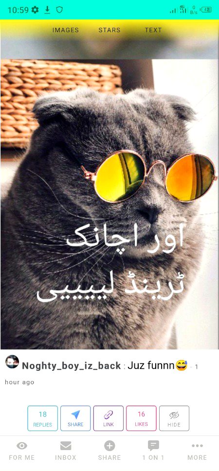 Social media post