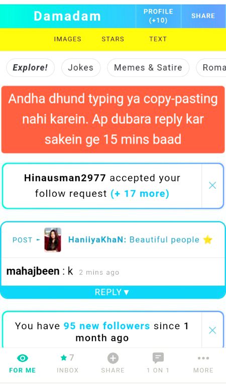 Social media post
