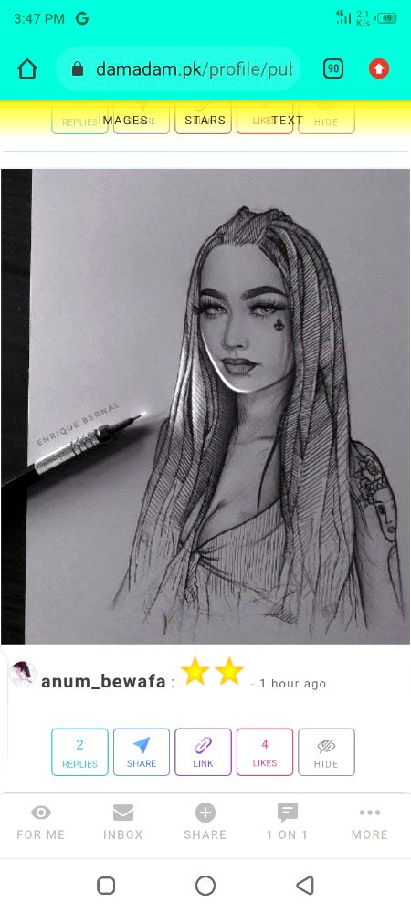 Social media post
