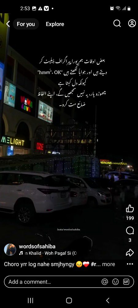 Social media post