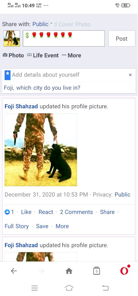 Social media post