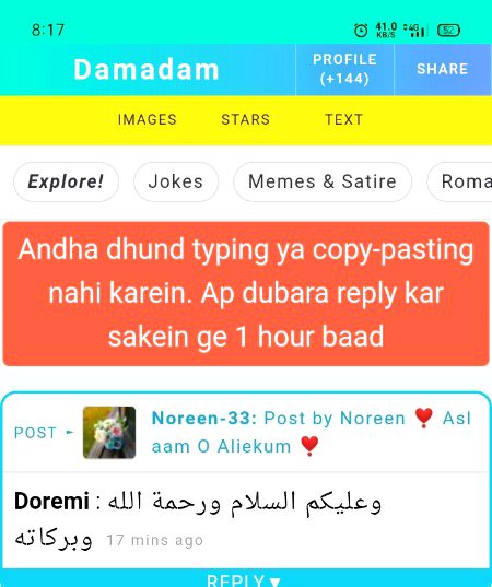 Social media post
