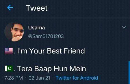 Social media post