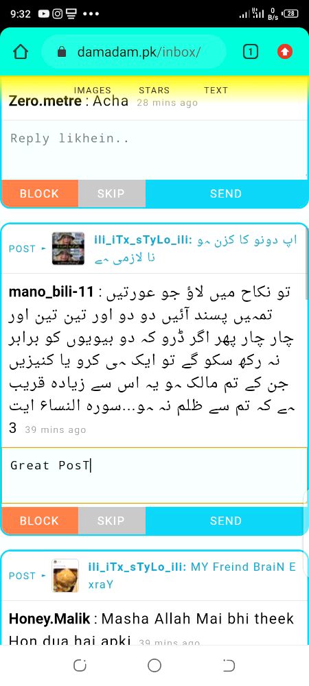 Social media post