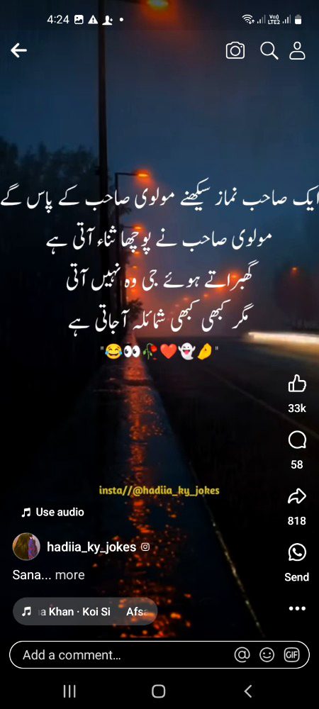 Social media post
