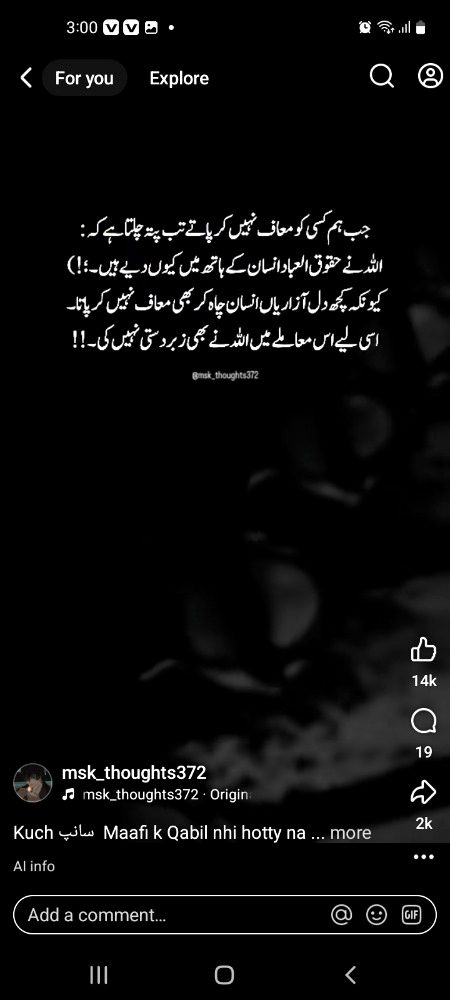 Social media post