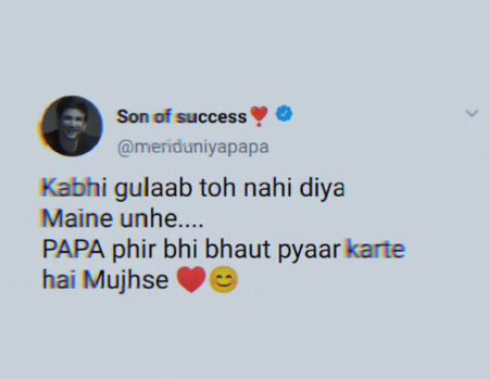 Social media post