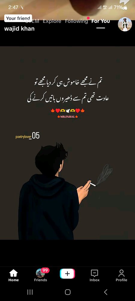 Social media post