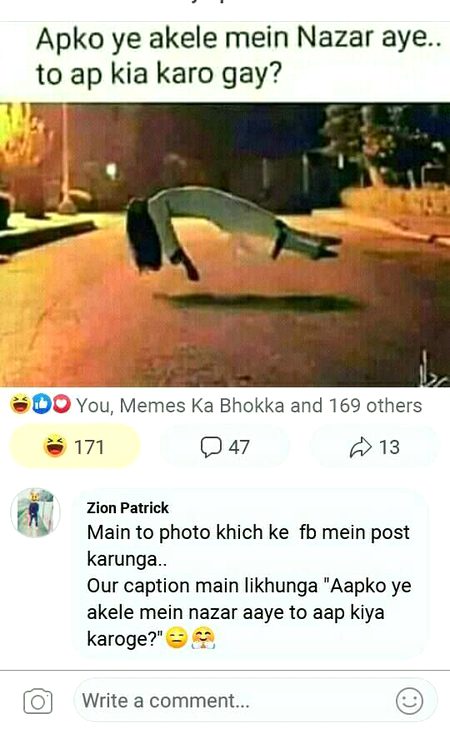 Social media post
